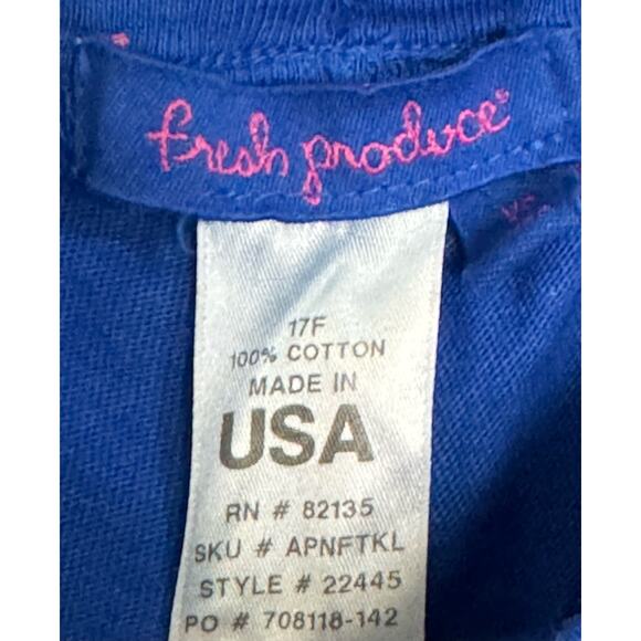 NWT Fresh Produce Key Largo Ankle Pants Women's XS  Blue Pull On Cotton USA - Picture 8 of 8